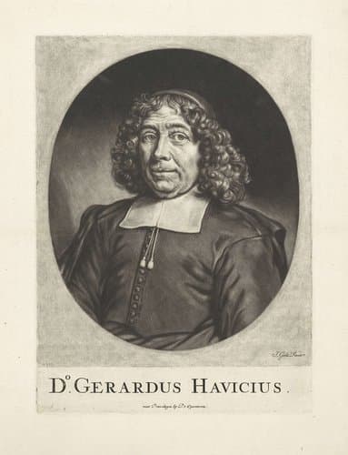 Portret van Gerard Havicus by Jacob Gole
