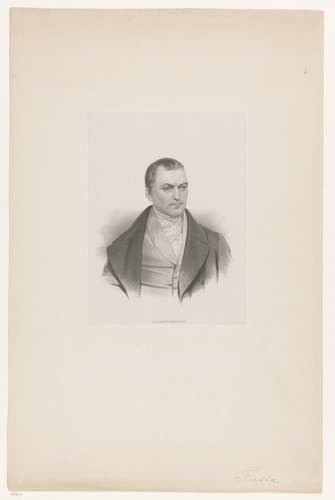 Portret van een onbekende man by anonymous; Pierre Degobert