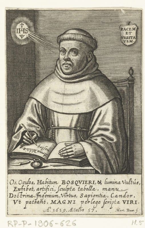 Portret van Philippe Bosquier op 57-jarige leeftijd