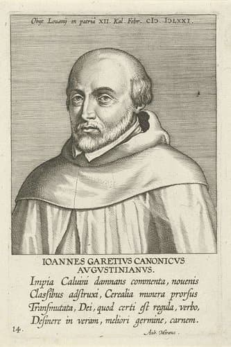 Ioannes Garetivs Canonicvs Avgvstinianvs by Philips Galle