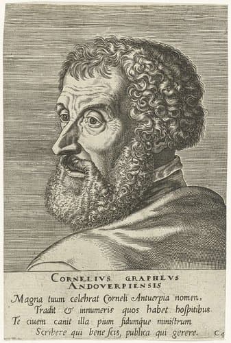 Portret van Cornelis Grapheus by Philips Galle