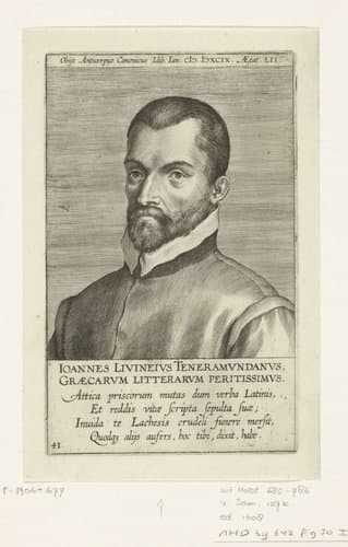 Portret van Jan Lievens by Philips Galle