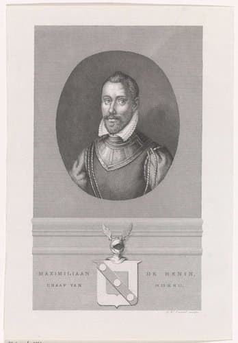 Portret van Maximiliaan de Hennin by Edouard Taurel