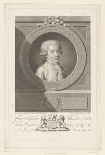 Portret van baron Johan Joseph Ghislain van der Linden