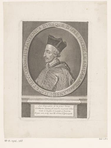 Portret van Cornelius Jansenius by Étienne Desrochers