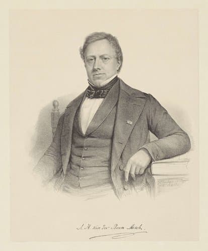 Portret van Anthony Hendrik Boon van der Mesch by Johann Peter Berghaus