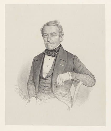 Portret van C. T. van Meurs by Johann Peter Berghaus