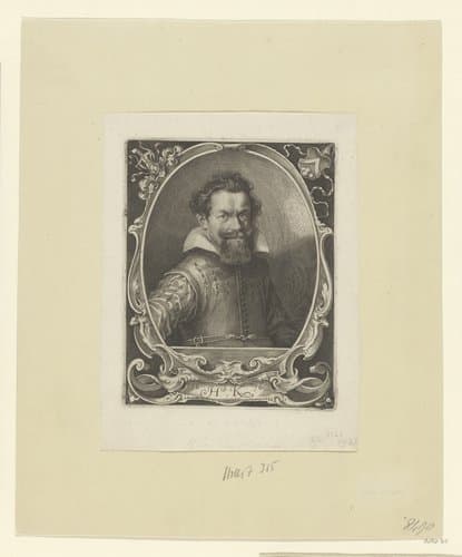 Portret van Hans Kellerthaler by Lucas Kilian