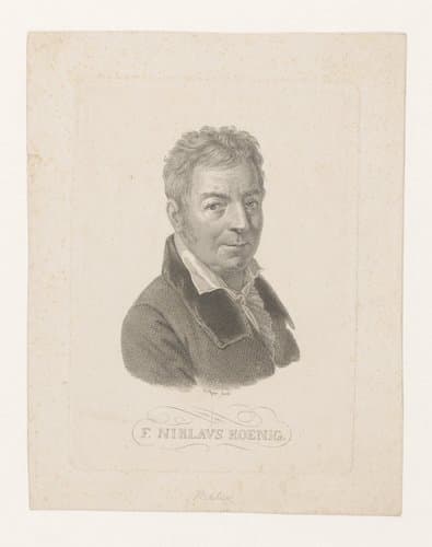 Portret van Niklaus König by Heinrich Meyer