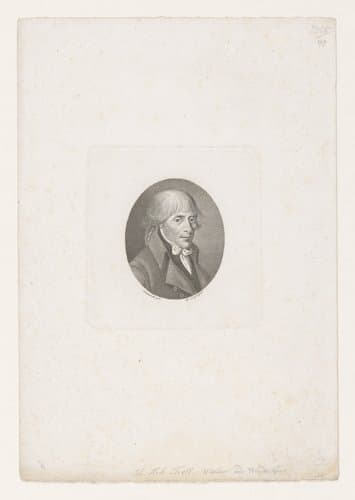 Portret van een onbekende man by Heinrich Meyer