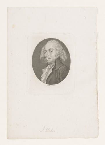 Portret van een onbekende man by Heinrich Meyer