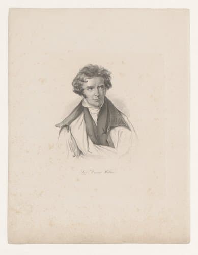Portret van David Wilkie by Philipp Muenzer