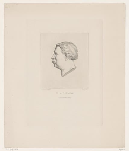 Portretbuste van Moritz von Schwind
