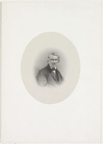 Portret van Andreas Schelfhout by Wilhelmus Cornelis Chimaer van Oudendorp
