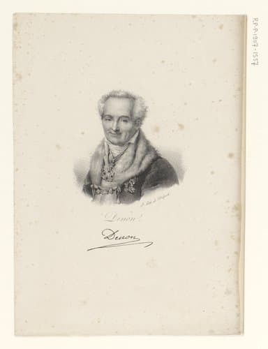 Portret van Dominique Vivant Denon