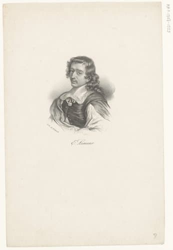 Portret van Eustache Le Sueur by anonymous