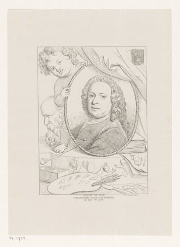 Jacob de Wit, historieschilder van de stad Amsterdam op zijn 56e jaar