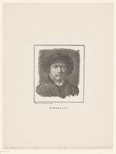 Portret van Rembrandt van Rijn by Joseph Eisner (II)