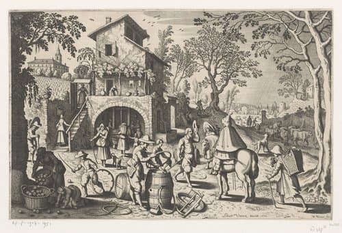Herfst by Matthäus Merian (I)