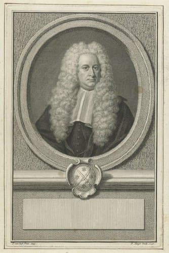Portret van Cornelis van Bynkershoek by Pieter Tanjé