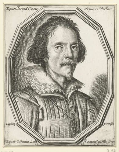 Portret van Giuseppe Cesari by Ottavio Mario Leoni