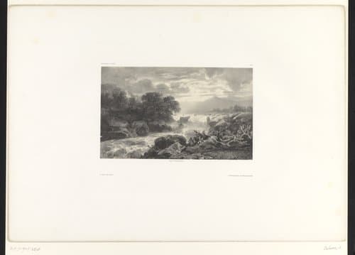 Landschappen door A. Calame by Alexandre Calame