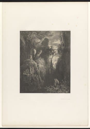 Landschappen door A. Calame by Alexandre Calame