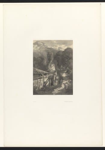 Landschappen door A. Calame by Alexandre Calame