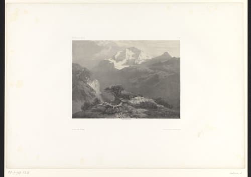 Landschappen door A. Calame by Alexandre Calame
