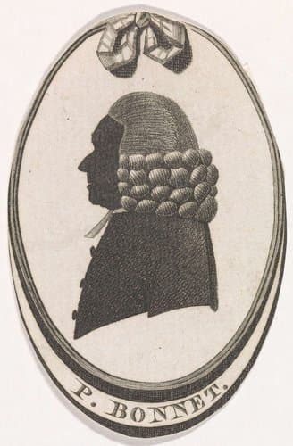 Silhouetportret van Paulus Bonnet by Govert Kitsen