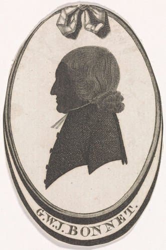 Silhouetportret van Gijsbert Weijer Jan Bonnet by Govert Kitsen