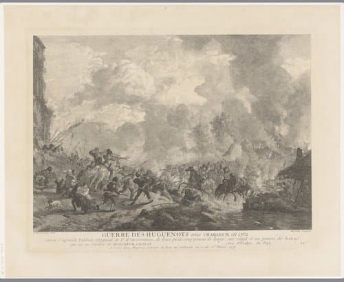 Prenten naar schilderijen door Philips Wouwerman by Jean Moyreau