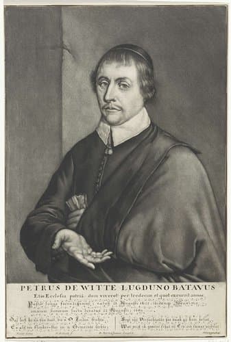 Portret van Pieter de Witte by Pieter Schenk (I)