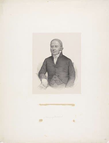 Portret van Nanning Berkhout by Johann Peter Berghaus