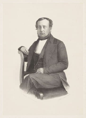 Portret van Daniël Serrurier by Leonard de Koningh