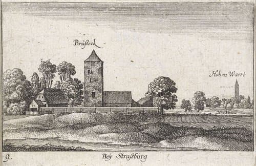 Bey Strassburg by Wenceslaus Hollar