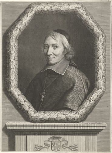 Portret van Denis de La Barde by Robert Nanteuil