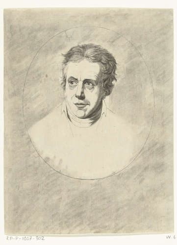Portret van Dirk Langendijk by Joannes Bemme