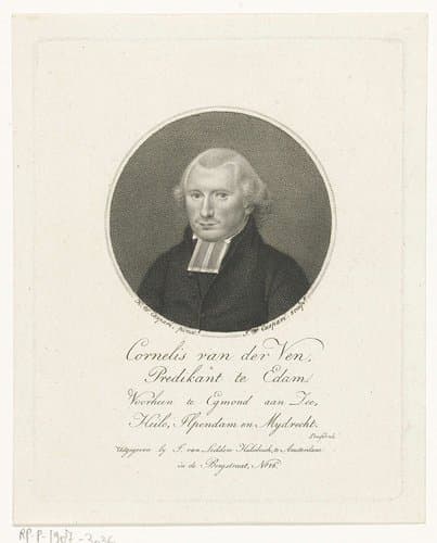 Portret van Cornelis van der Ven by Jan Willem Caspari