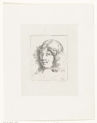 Zelfportret van Dirck de Bray by Johannes Arnoldus Boland