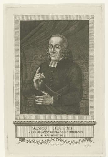 Portret van Simon Boitet by George Kockers