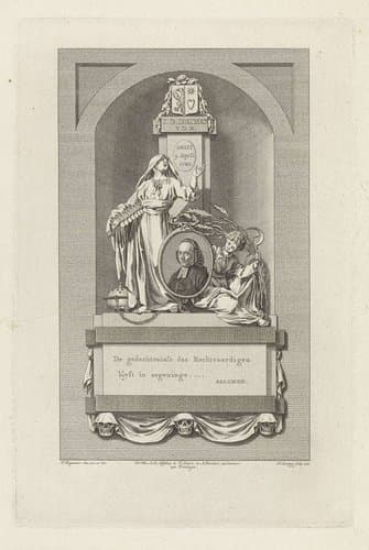 Gedenkteken voor Johan Diederich Deiman by Theodoor Koning