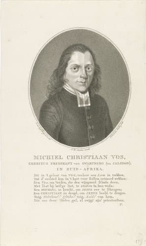 Portret van Michiel Christiaan Vos