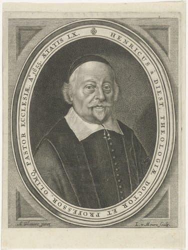 Portret van Henricus van Diest by Jacob van Meurs
