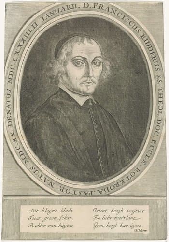 Portret van Franciscus Ridderus