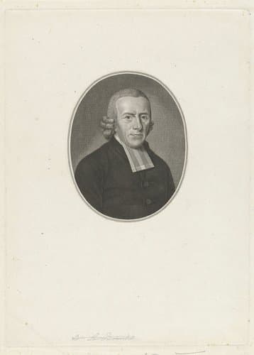 Portret van Johannes Henricus Nieuwold by Walraad Nieuwhoff