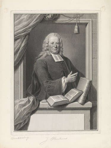 Portret van Johannes Plantinus by Pieter Tanjé