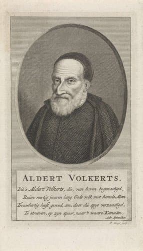Portret van Aldert Volkerts by Pieter Tanjé