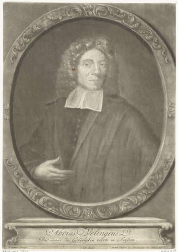 Portret van Abdias Velingius by Jacob Gole