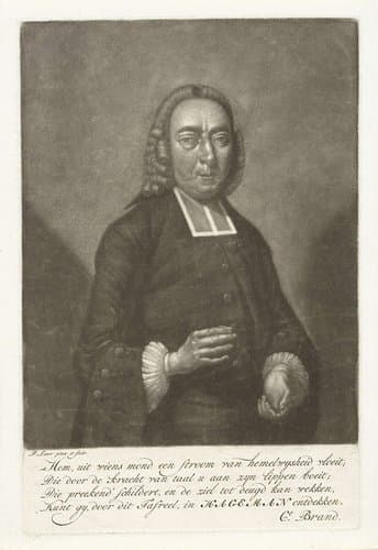 Portret van de predikant Henricus Hageman by Pieter Louw